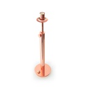 Design floor lamp "Ana" - Height-adjustable - Copper colour