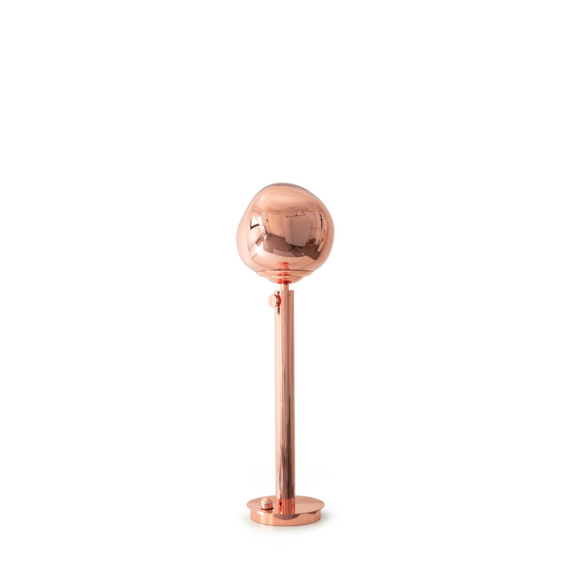Design floor lamp "Ana" - Height-adjustable - Copper colour