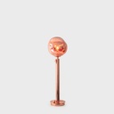 Design floor lamp "Ana" - Height-adjustable - Copper colour