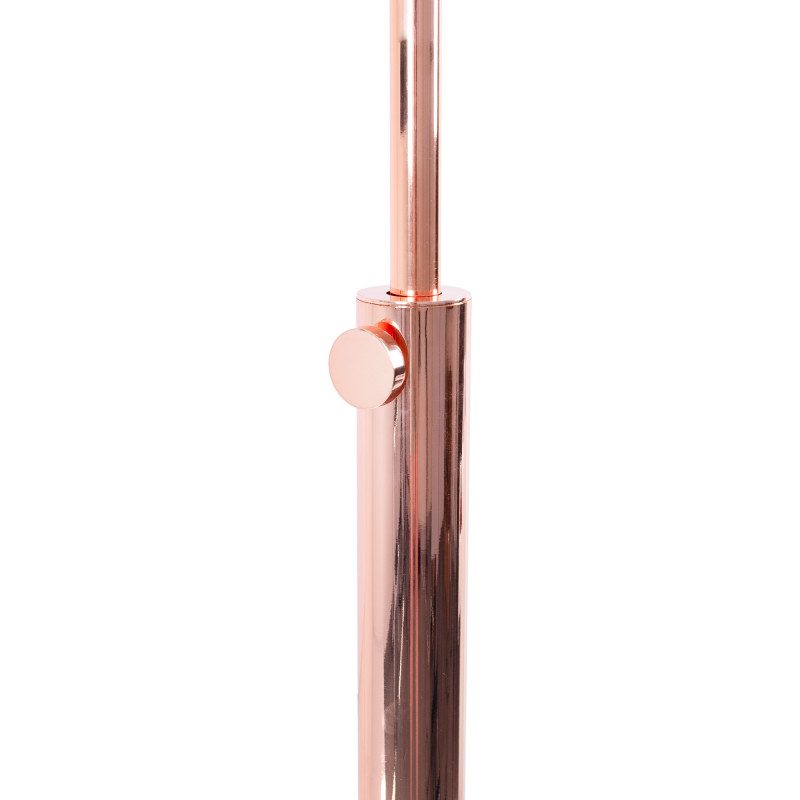 Design floor lamp "Ana" - Height-adjustable - Copper colour