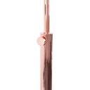 Design floor lamp "Ana" - Height-adjustable - Copper colour