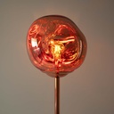 Design floor lamp "Ana" - Height-adjustable - Copper colour