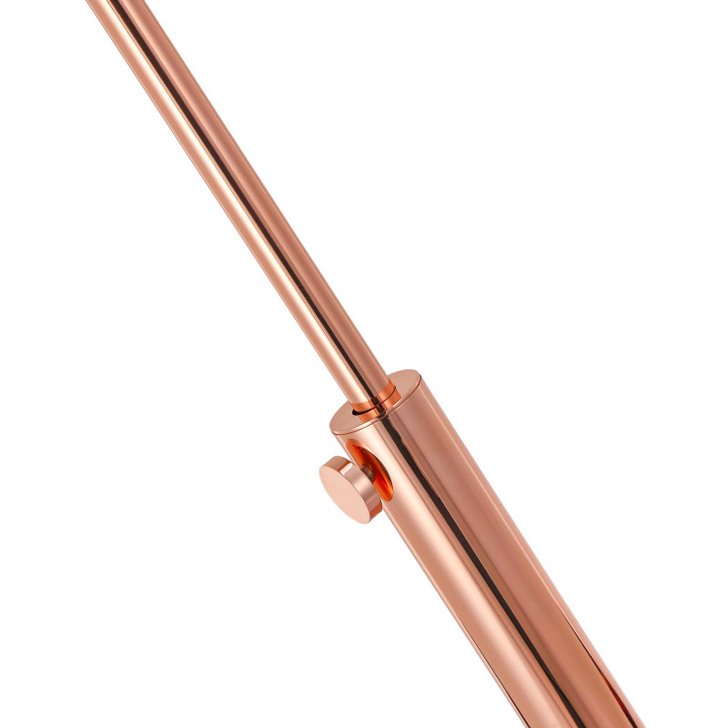 Design floor lamp "Ana" - Height-adjustable - Copper colour