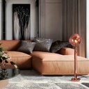 Design floor lamp "Ana" - Height-adjustable - Copper colour