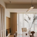 Linear pendant light "Cristal"- 15W - Warm white