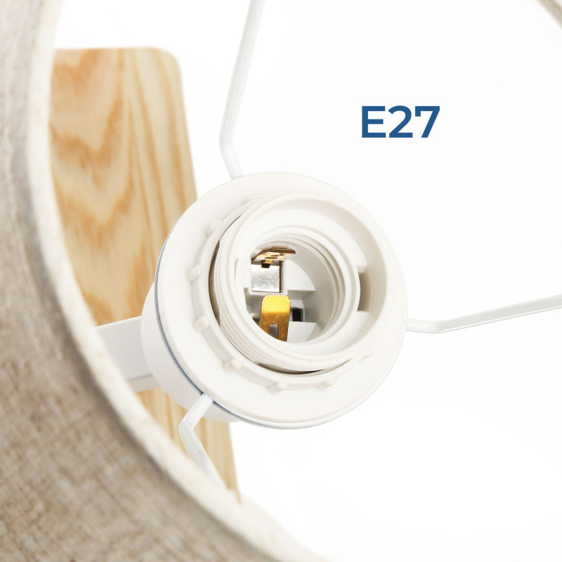 Wall light "Artin" - With adjustable LED spotlight and USB port - E27 + 3W