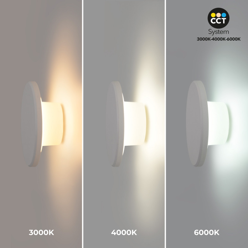 Circular wall light "Eclipse" - 9W - CCT - IP65