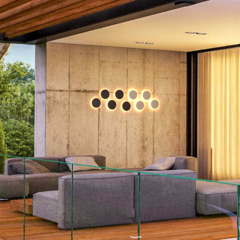 Circular wall light "Eclipse" - 9W - CCT - IP65