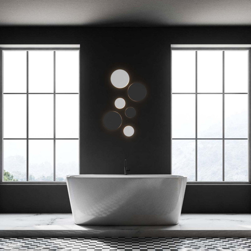 Circular wall light "Eclipse" - 9W - CCT - IP65