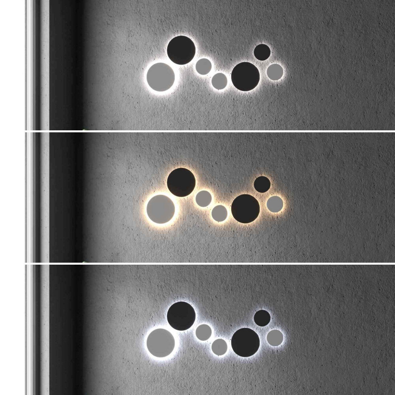 Circular wall light "Eclipse" - 9W - CCT - IP65