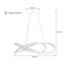 SOLMU" LED pendant lamp 50W