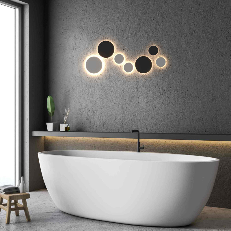 Circular wall light "Eclipse" - 18W - CCT - IP65