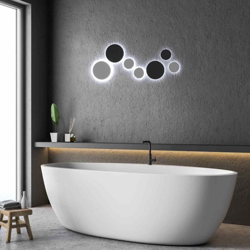 Circular wall light "Eclipse" - 18W - CCT - IP65