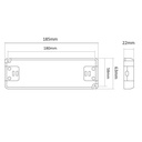 Ultra slim power supply - 24V - 150W - 6.25A - IP20
