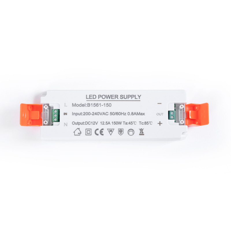 Ultra slim power supply - 12V - 150W - 12.5A - IP20
