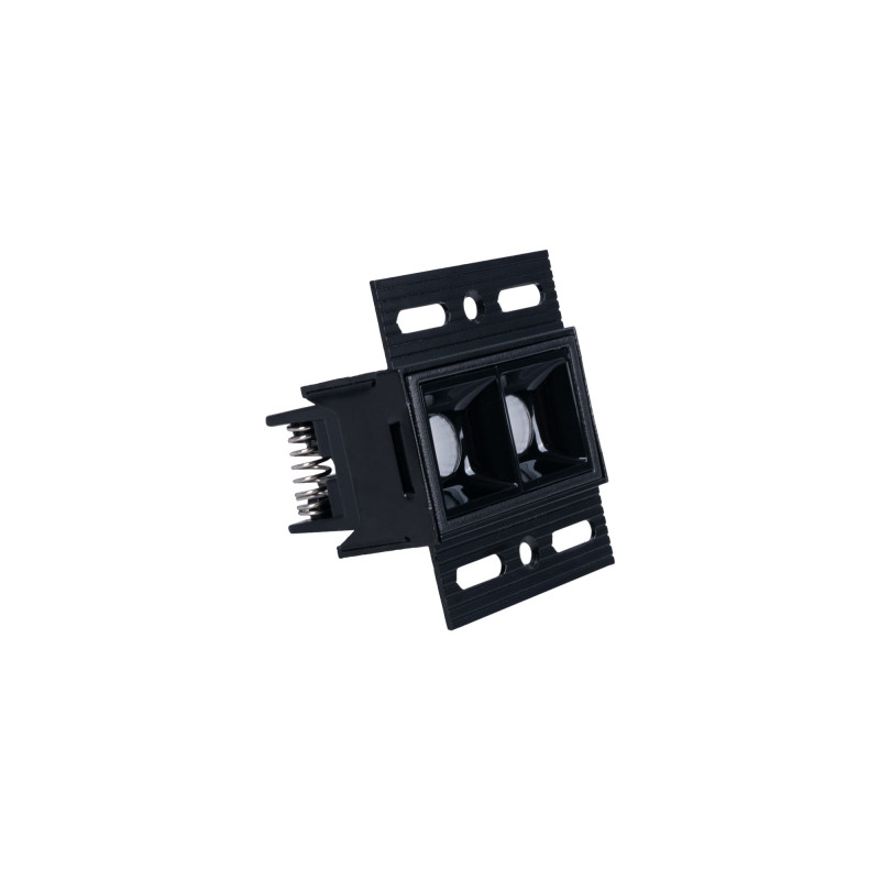 Recessed/trimless linear LED spotlight for plasterboard - 4W - UGR18 - CRI90 - Black