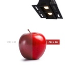 Recessed/trimless linear LED spotlight for plasterboard - 4W - UGR18 - CRI90 - Black