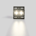 Recessed/trimless linear LED spotlight for plasterboard - 4W - UGR18 - CRI90 - Black