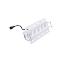 Recessed/trimless linear LED spotlight for plasterboard - 12W - UGR18 - CRI90 - White