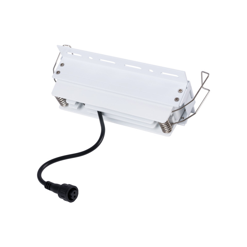 Recessed/trimless linear LED spotlight for plasterboard - 12W - UGR18 - CRI90 - White