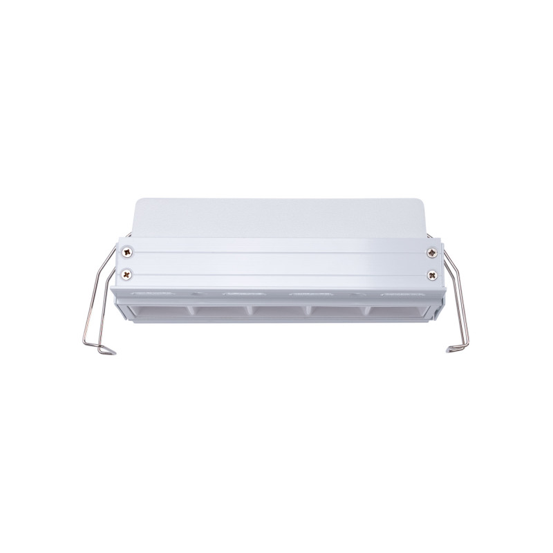 Recessed/trimless linear LED spotlight for plasterboard - 12W - UGR18 - CRI90 - White