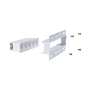Recessed/trimless linear LED spotlight for plasterboard - 12W - UGR18 - CRI90 - White