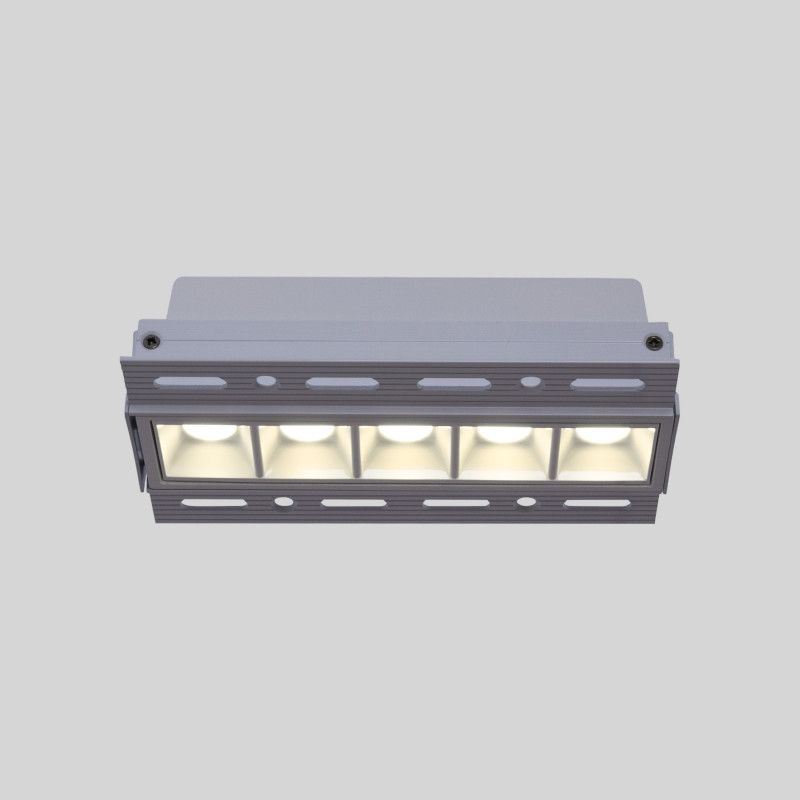 Recessed/trimless linear LED spotlight for plasterboard - 12W - UGR18 - CRI90 - White