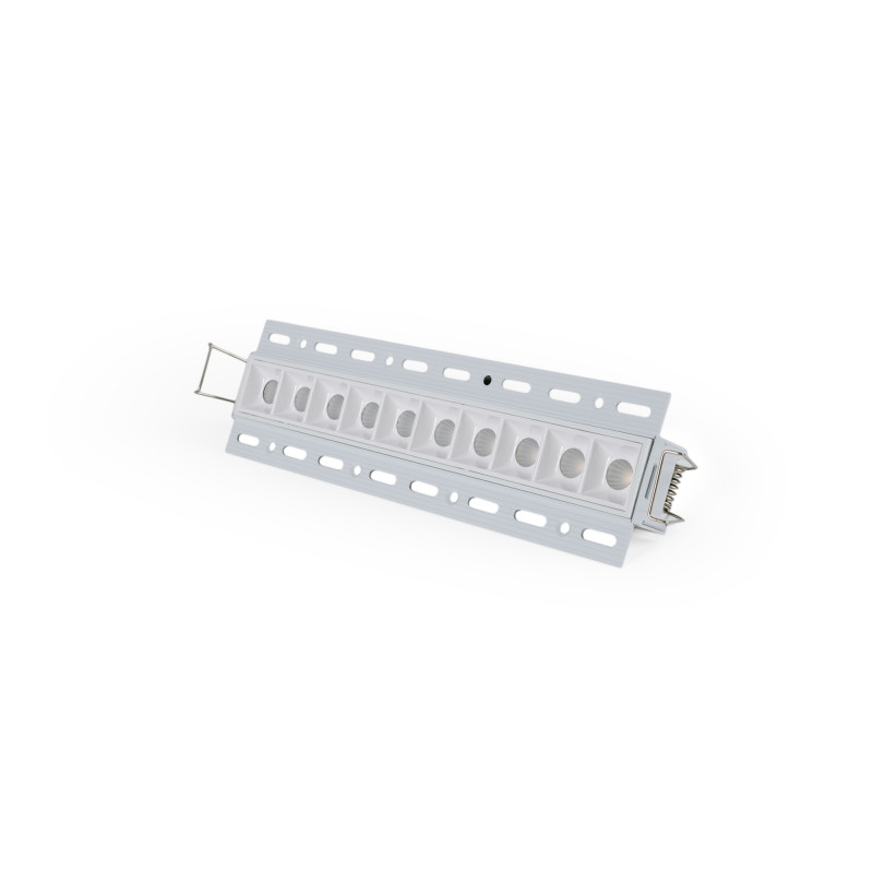 Recessed/Trimless linear LED spotlight for plasterboard - 20W - UGR18 - CRI90 - White