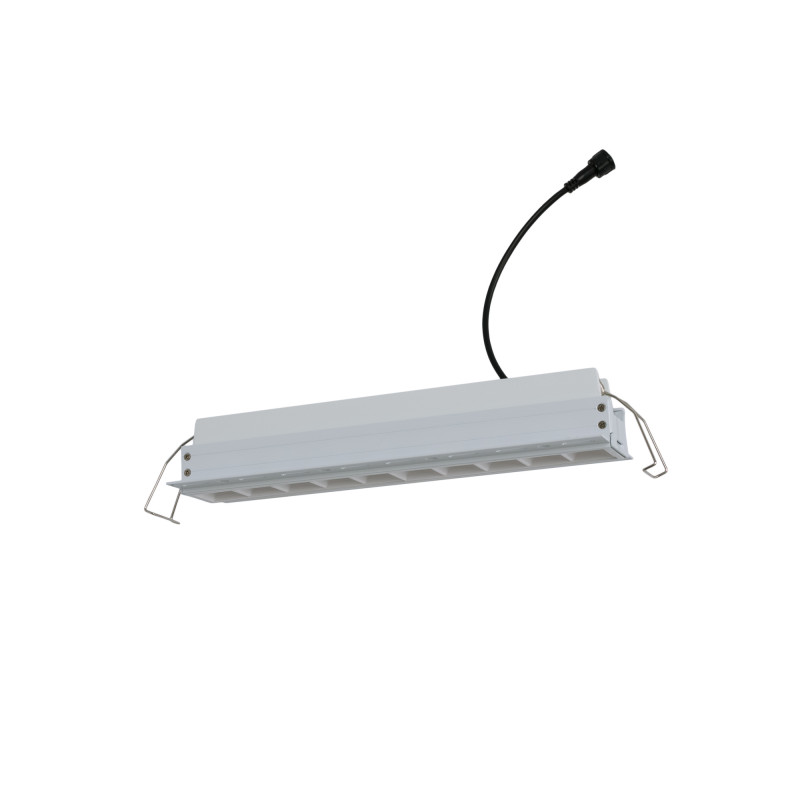Recessed/Trimless linear LED spotlight for plasterboard - 20W - UGR18 - CRI90 - White