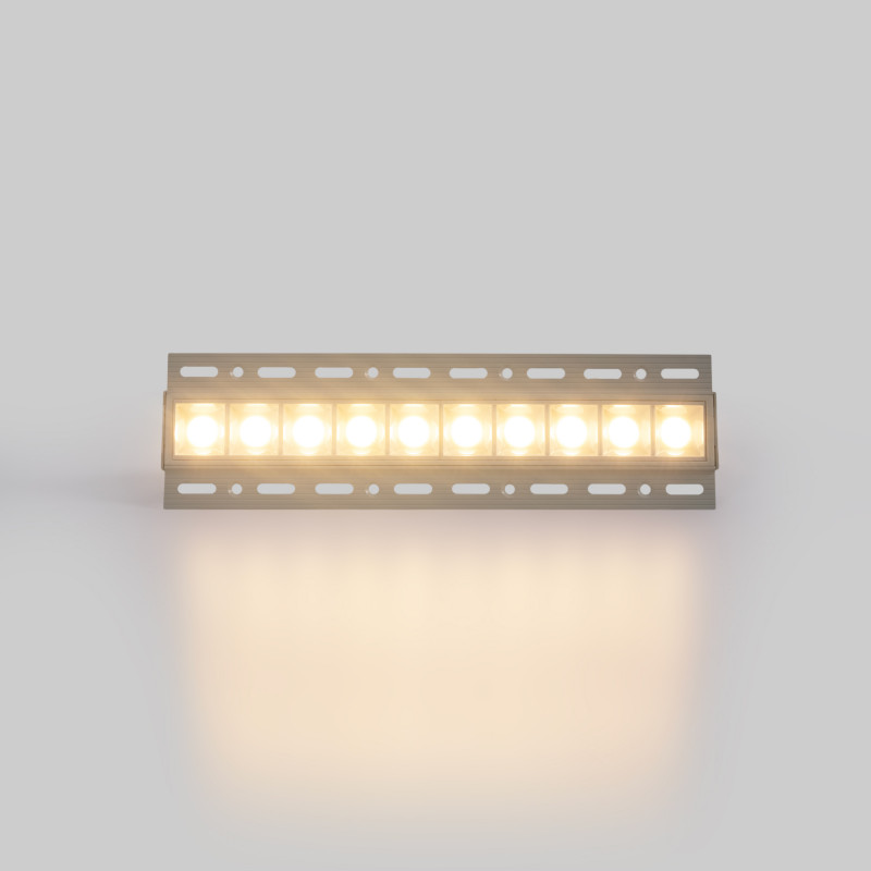 Recessed/Trimless linear LED spotlight for plasterboard - 20W - UGR18 - CRI90 - White