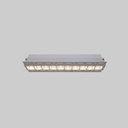 Recessed/Trimless linear LED spotlight for plasterboard - 20W - UGR18 - CRI90 - White