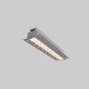 Recessed/Trimless linear LED spotlight for plasterboard - 20W - UGR18 - CRI90 - White