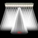 Recessed/trimless linear LED spotlight for plasterboard - 30W - UGR18 - CRI90 - White