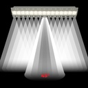 Recessed/trimless linear LED spotlight for plasterboard - 30W - UGR18 - CRI90 - White