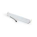 Recessed/trimless linear LED spotlight for plasterboard - 30W - UGR18 - CRI90 - White