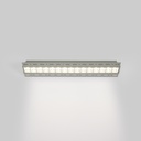 Recessed/trimless linear LED spotlight for plasterboard - 30W - UGR18 - CRI90 - White