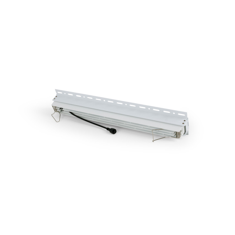Recessed/trimless linear LED spotlight for plasterboard - 30W - UGR18 - CRI90 - White