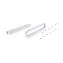Recessed/trimless linear LED spotlight for plasterboard - 30W - UGR18 - CRI90 - White