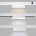 Adjustable linear track light - RGB + CCT - 6W - UGR18 - Mi Light - White