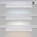 Adjustable linear track light - RGB + CCT - 12W - UGR18 - Mi Light- White