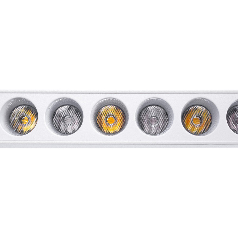 Magnetic linear track light - RGB + CCT - 6W - UGR18 - Mi Light - White