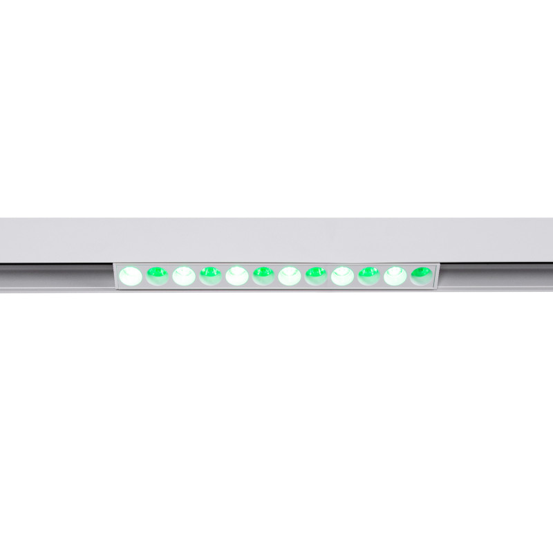 Magnetic linear track light - RGB + CCT - 6W - UGR18 - Mi Light - White