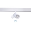 Magnetic track CCT LED spotlight - 48V - 12W - Mi Light - White