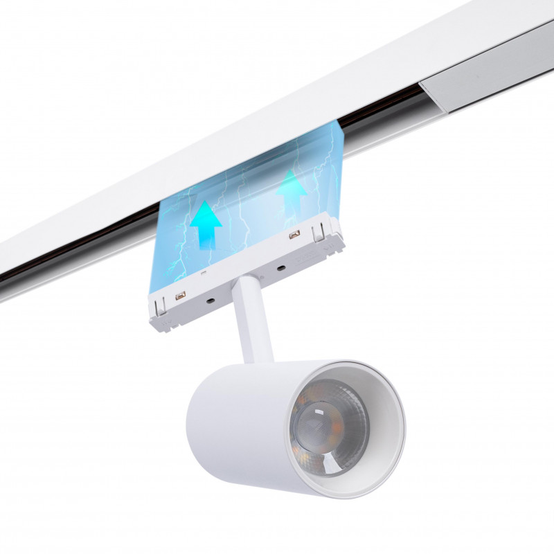 Magnetic track CCT LED spotlight - 48V - 25W - Mi Light - White