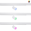 RGB + CCT magnetic track LED spotlight - 48V - 6W - Mi Light - White
