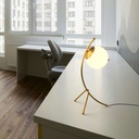 Crystal ball table lamp "Flix"