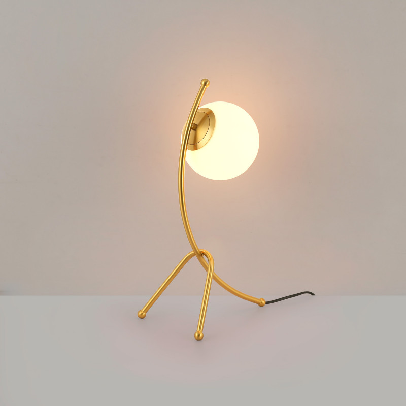 Crystal ball table lamp "Flix"