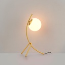Crystal ball table lamp "Flix"
