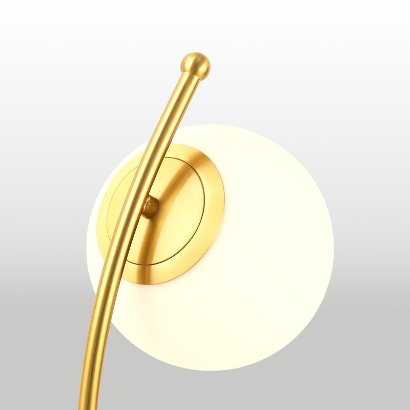Crystal ball table lamp "Flix"