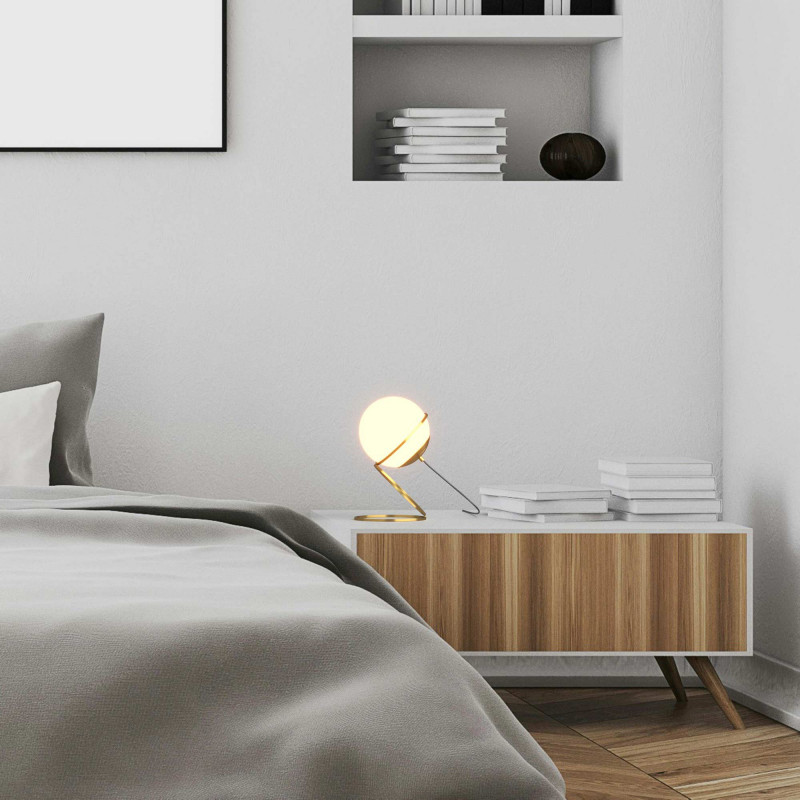 Crystal ball table lamp "Ruth"